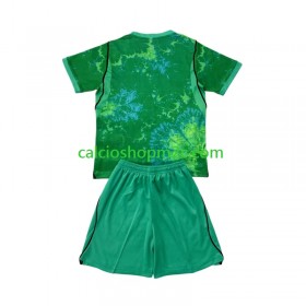 Paesi Bassi Portiere Bambino Maglia Terza World Cup 2026 Manica Corta